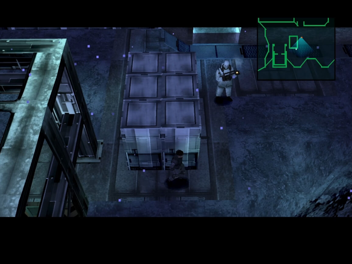 Metal Gear Solid - геймплей игры на PlayStation